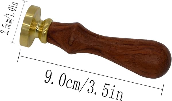 Voksseglstempel bokstav A-Z, alfabet initialseglstempel for jule- og takkekort, bryllupsinvitasjon W-S-2 (bokstav N) -