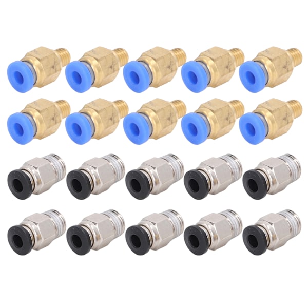 20-osainen 3D-tulostimen pneumaattinen liitin PC4-M6 PC4-10 -sarja Creality Ender 3:lle