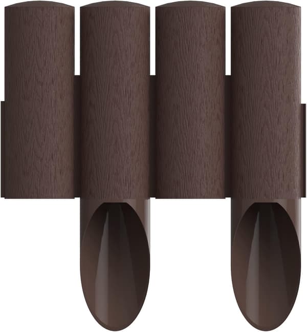 Havekant Palisade, Brun, 10 dele, 29 x 23.5 cm