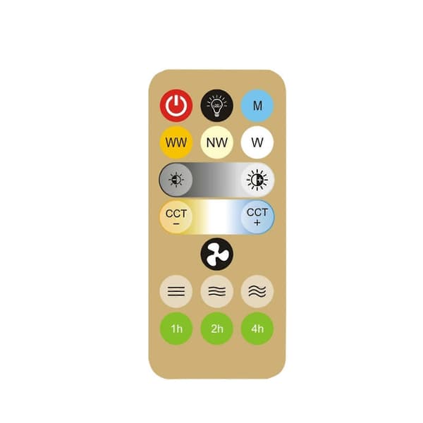 1 stk. Erstatnings IR Fjernkontroll Passer For E27 Takvifte Lampe -Sy