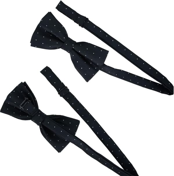 5 stk. elegant justerbar butterfly til mænd, klassisk tøjtilbehør, farve et, one size -