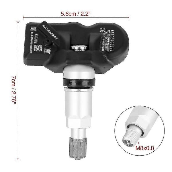 Tpms Rdc Dæktrykssensor Til - 3 4 5 6 7 Serie X1 X3 X4 Z4 Mini Rolls Royce 36106798872,36106