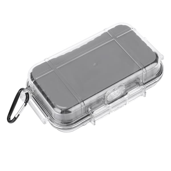 Outdoor Survival Shockproof Waterproof Storage Box Airtight Carry Case Container (Transparent)