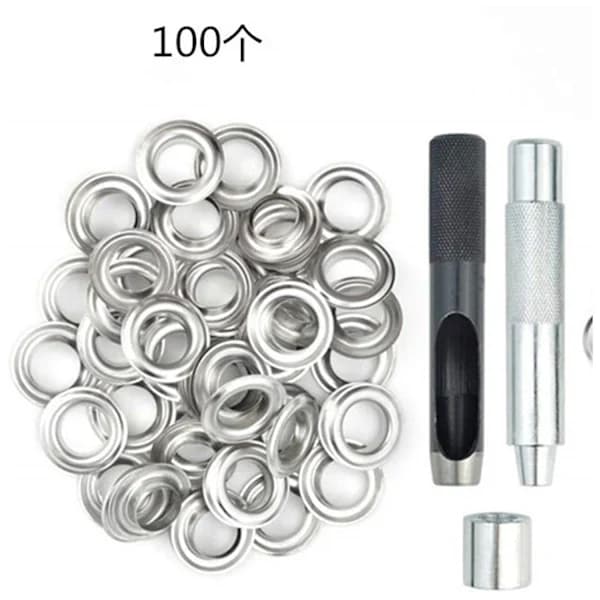 Øjeværktøjssæt, 12 mm, Sølv 1/2 \"