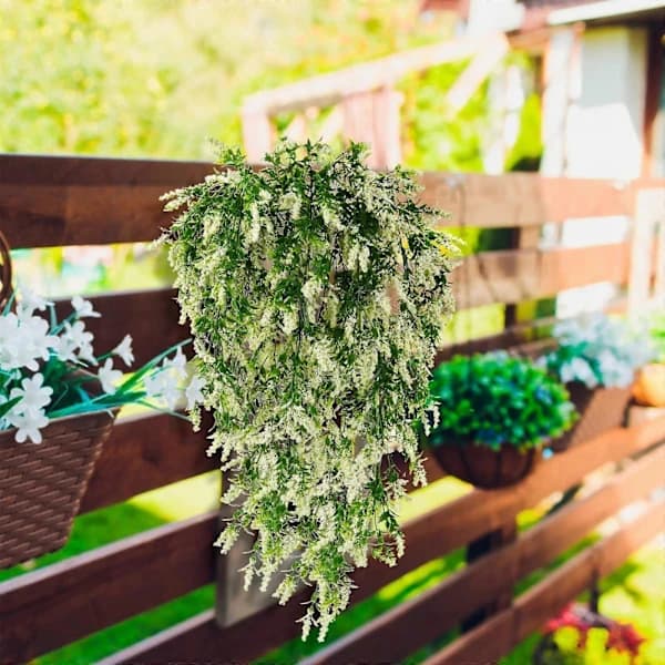 Artificial Plant 2-pack UV-resistant Artificial Hanging Plants Artificial Flowers