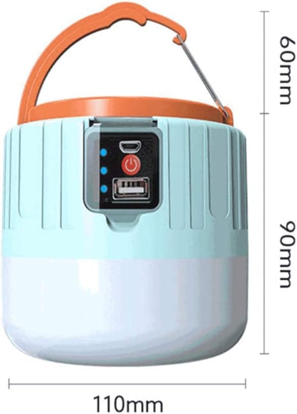 Sollampe for Camping 800 Lumen Oppladbar Campinglykt med R