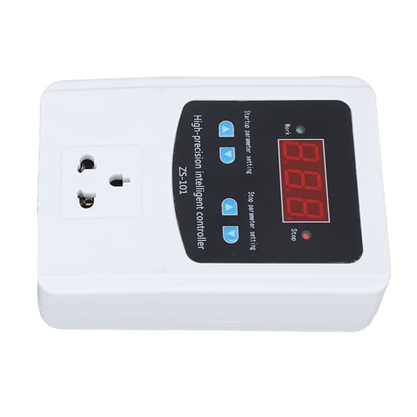Digital temperaturkontroller 1500W 10A LCD-skjerm Digital termostatkontroller for inkubator brygging drivhus EU-plugg 220V