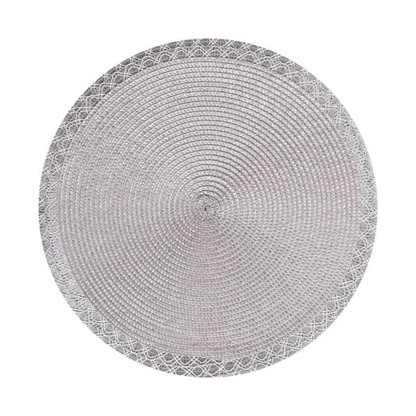 Set of 8 Placemats, PVC Placemats for Dining Table Blue