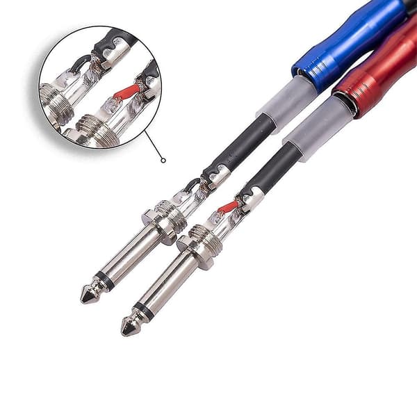 1/4 tomme 6,5 mm til RCA Stereo Audio Interconnect Kabel Patchkabel - 6,6 fod/2 m