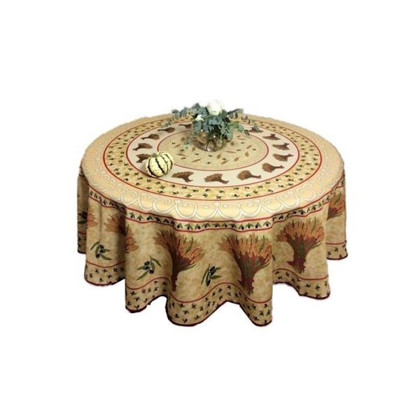 Bordsdukar - PROMO LINGE - Polyester - 180cm - beige beige