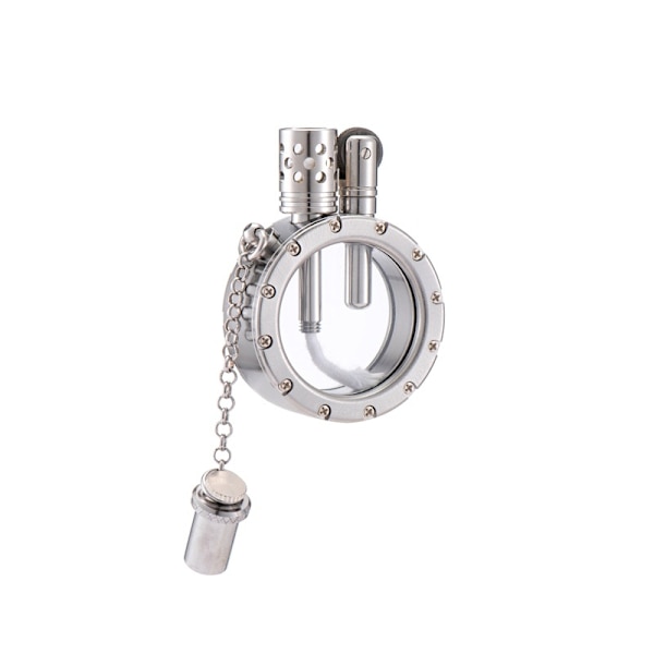 Transparent Messing Petroleum Lighter Herre Gave Messing Brass