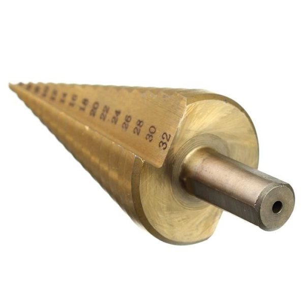 3 Pcs HSS Step Drill 4 to 12/20/32mm Conical Tool for Drilling Screwdriver