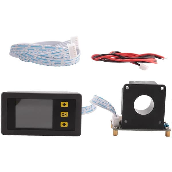 DC 90V 500A Digital Voltmeter Amperemeter Spænding Strøm KWh Wattmåler 12V 24V 48V 72V Batterikapacitet Effektmonitorering