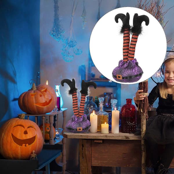 Halloween-dekorasjon opp ned alvben Festgave for innendørs utendørs