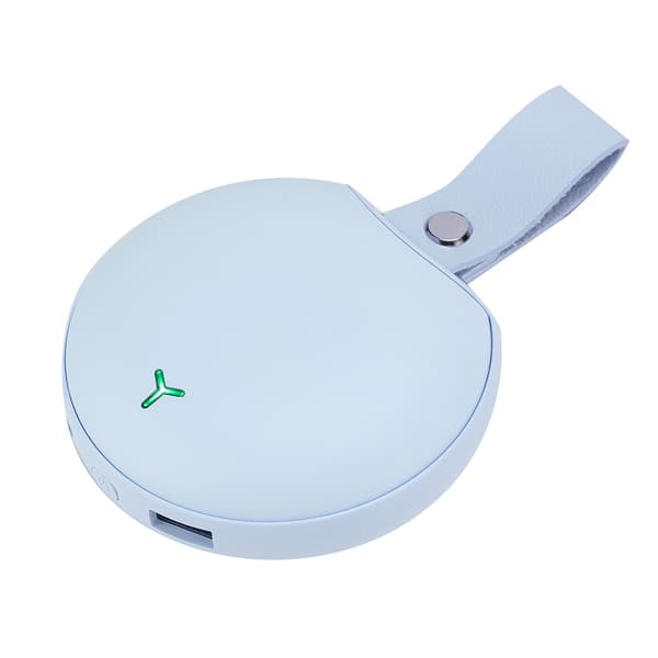Portable USB Rechargeable Hand Warmer with Constant Temperature for Women - Blue