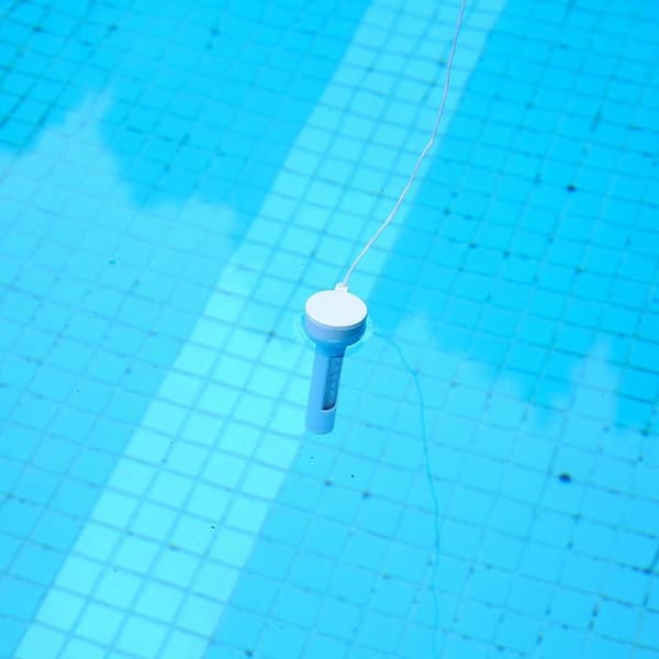 Svømmetermometer til swimmingpool, spabad, spa, boblebad og dam, 1 stk