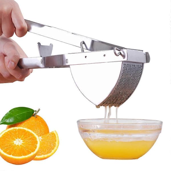 Manuel lille juicepresser i rustfrit stål til citrusfrugter, citroner og appelsiner_tfrf