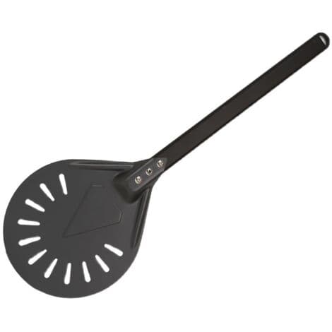 Pizzaspade i metal, pizzaspade, 18 cm pizzaspade i rustfrit stål. Velegnet til madlavning, bagning, grillning og restauranter.