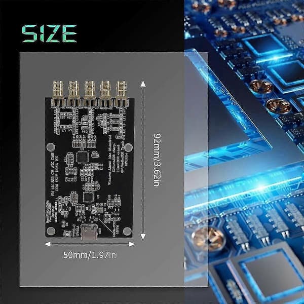 Rsp1 Msi2500 Msi001 Forenklet Sdr-mottaker 10khz-1ghz Amatørradio Mottaksmodul Krets Diy El