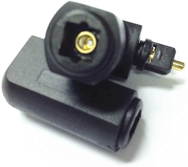 2-pak 90 graders digital optisk lydkabeladapter han til hun (ShiKai)