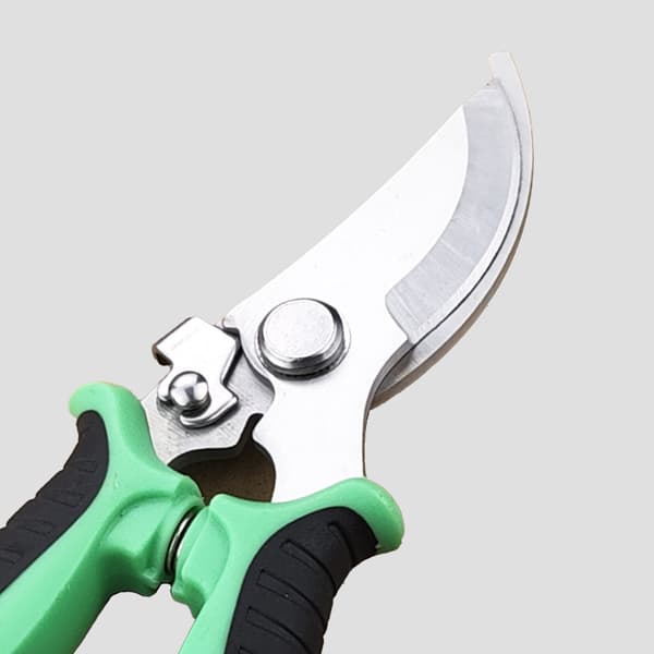 1 pc green pruning shears, non-slip scissors with lock handle Profes