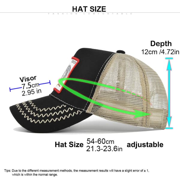 Mesh Cap Sommar Baseball Cap Trucker Cap #4