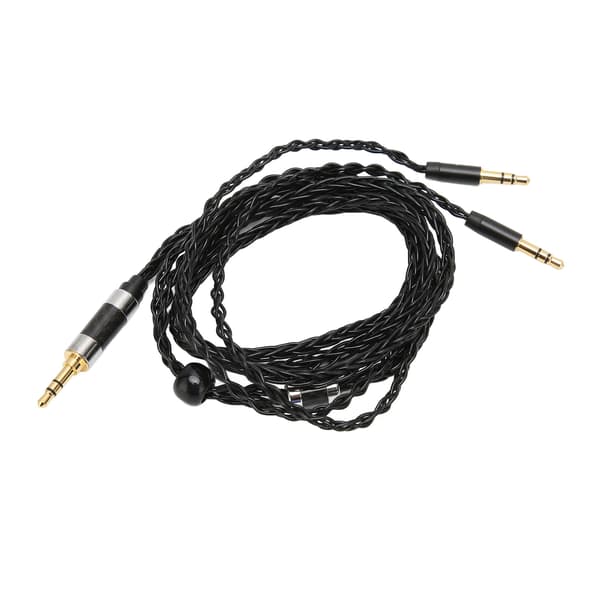 Replacement Headphone Cable 8-Core Silver-Plated Audio Cable Replacement for MDR Z7 Z1R 3.5mm Stereo Plug
