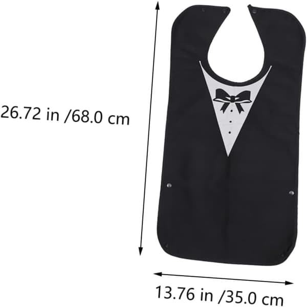 hagesmæk og letvægts til ren genanvendelig 2 stk. pakke af polyester beskyttelse til tøj voksne til spisning til ældre -