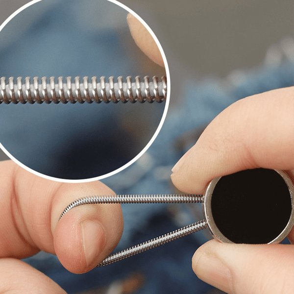 10-pack, 0,74 \" svarta metallkrageförlängare – stretch krageförlängare