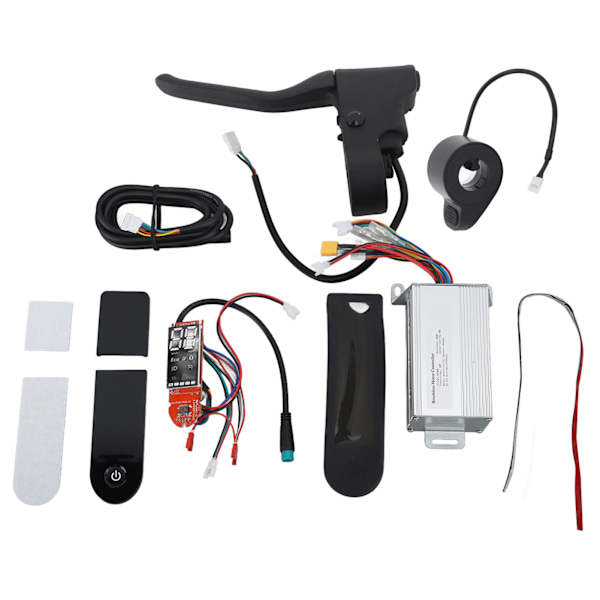 36V 350W Electric Scooter Motor Controller Kit Dashboard Digital Display Panel Cover Thumb Throttle Brake Lever Set for Xiaomi Electric Scooter