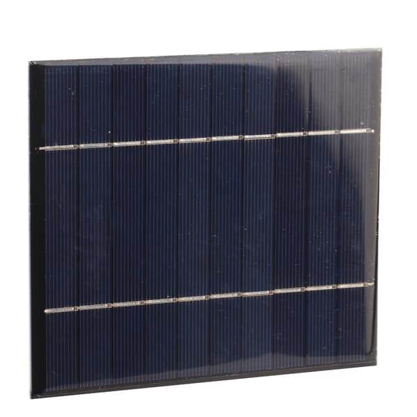2.5W 5V Bærbar Solcellepanel Telefon Batterilader Bærbar Solcelle med USB-port