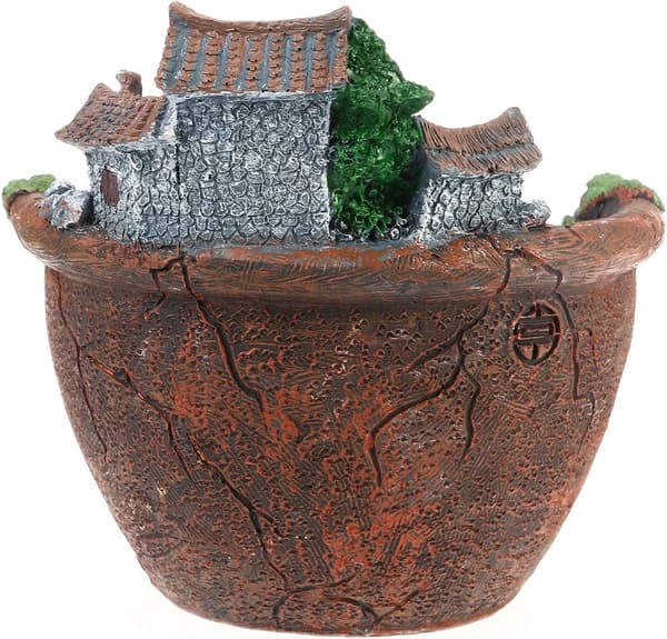 Mini Artificial Flower Succulent Fairy Garden with Cute Home Decor