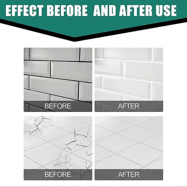 Ceramic Tile Repair Paste Quick-Drying Waterproof Toilet Bathtub Repair Adhesive 100ML Set 100ML-set