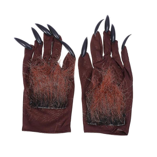 1 Par Varg Handskar Kostym Djävulshandskar Halloween Varg Handskar