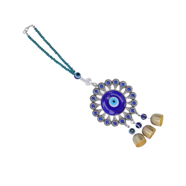 Evil Eye Wall Hanging Turkish Blue Evil Eye Pendant Wall Decor Amulet for Car Office Wall Hanging Ornament