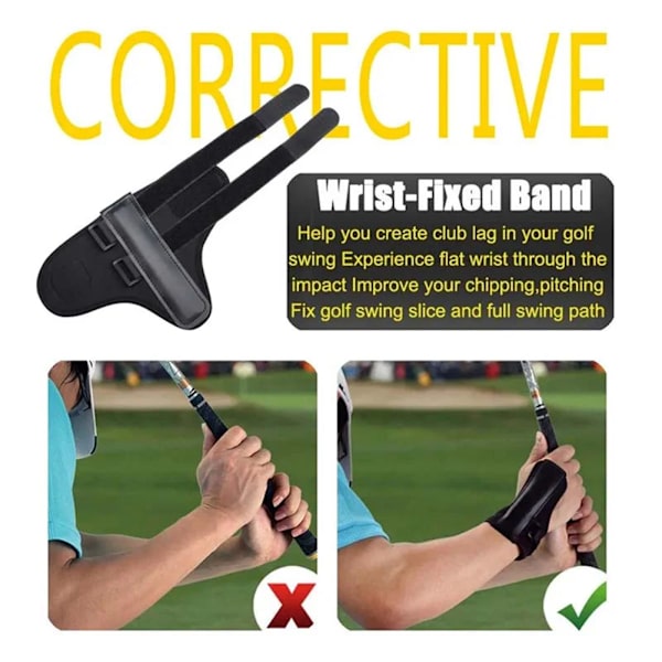 Golfs Swing Alignment Brace til håndled Golfs Positur Bevægelseskorrigerer Golfs Tilbehør