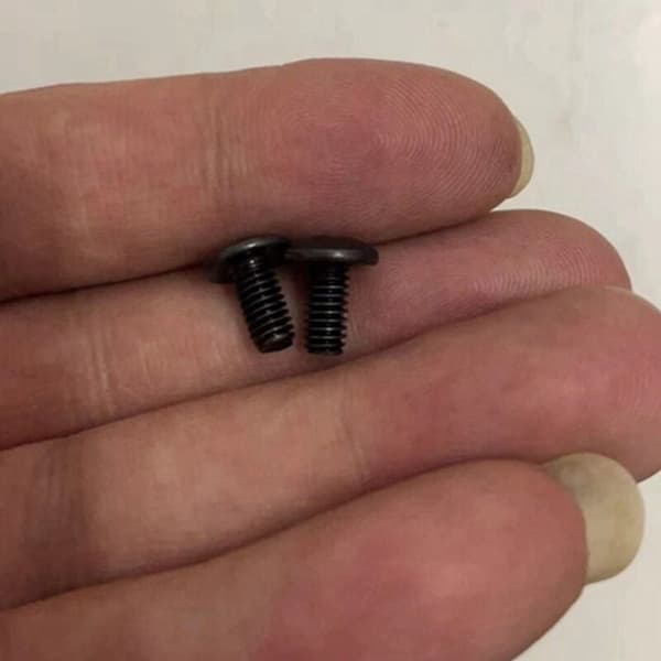 1000 stk Svart Stål Flat Hode Sopphode Skruer Rustfritt Stål Ramme Paraplyhode Skruer M3