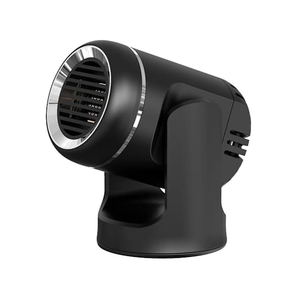 Car Fan 12V Vehicle Cooling Fan Warm Heater Windshield Defroster Dehumidifier Black