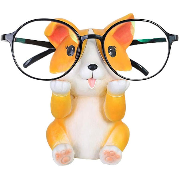 Creative Corgi Glasses Holder Eyeglass Case Display Home Decor