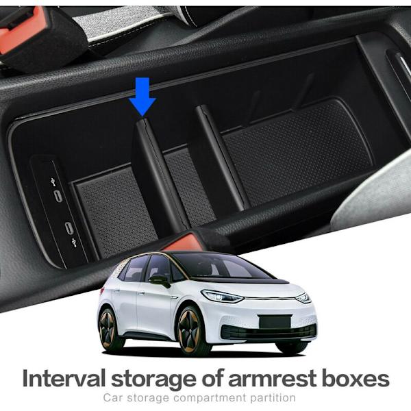 Baffle Box for ID.3 ID3 ID 3 Car Center Console Armrest Storage Box Partition Storage
