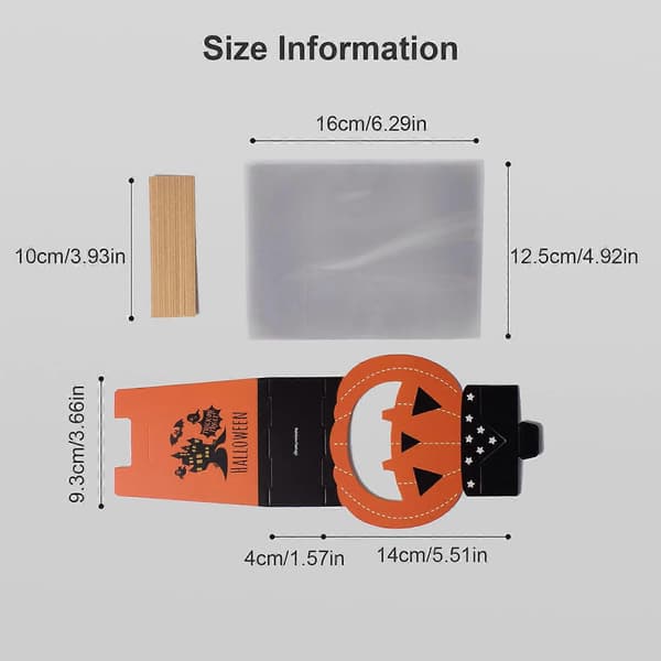 Halloween Slikæske Sæt Dekorative Halloween Slikæsker Sæt til Hjemmefester og Skolearrangementer