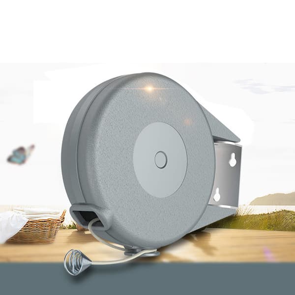 Retractable Clothesline 49.2 ft Length Maximum Load 30 lbs Portable Laundry Line for Camping