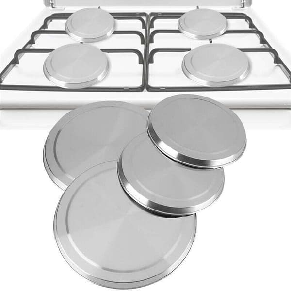 Package Silver Stove Burner Covers, Electric Stove Burner Covers, Stainless Steel Cookware