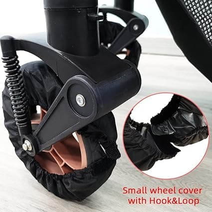 Stroller Wheel Covers, 4 Pieces Oxford Cloth Baby Stroller