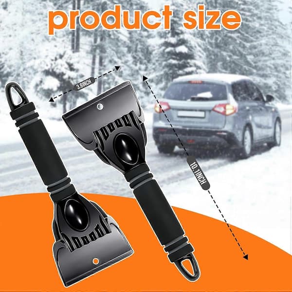 Ice Scraper for Car Windshield, Non-Scratch Car Ice Scraper, Easy to Remove Ice