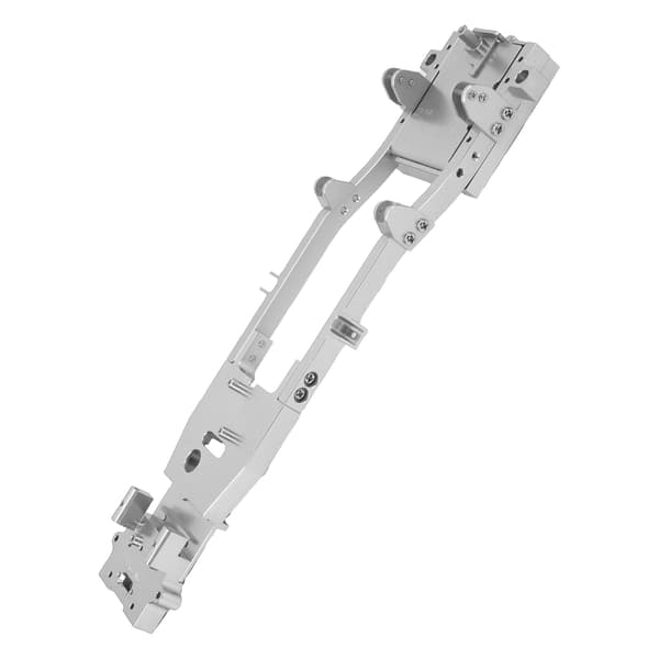 RC metalchassisramme DIY-del til WPL D12 1/10 RC modelbil opgraderingsdele tilbehør sølv