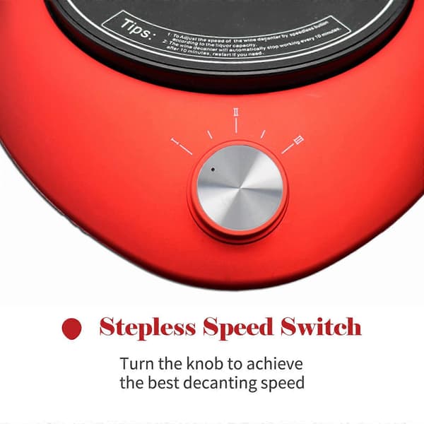 Electric Wine Aerator Automatic Rotating Wine Decanter Wine Decanter Spinner for Wine Lovers