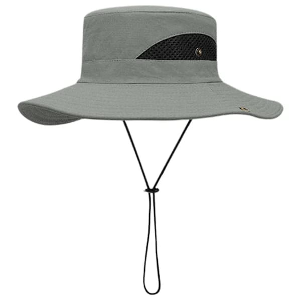 Solhattar Bred Brim UV-skydd Vikbar Hink Strand Fiske