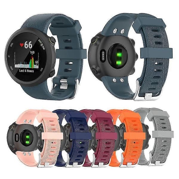 Erstatningsrem til Garmin Forerunner 45 / 45s Smart Watch Rem Silikone Urkasse