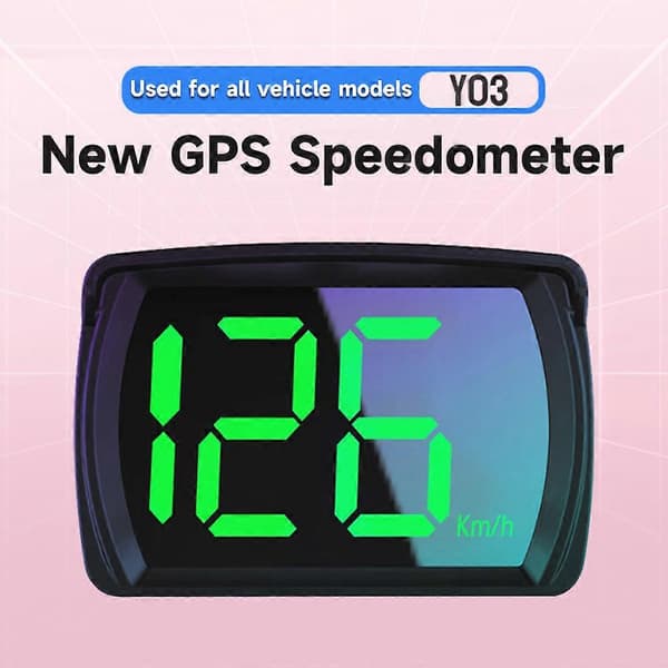 Digitaalinen GPS-nopeusmittari autoon, MPH HUD Head Up Display, universaali